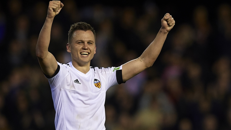 Denis Cheryshev celebrates his goal