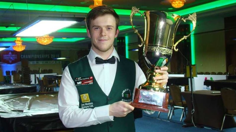 Josh Boileau is the first Irishman since 1997 to claim the title (Image courtesy of PJ Nolan)