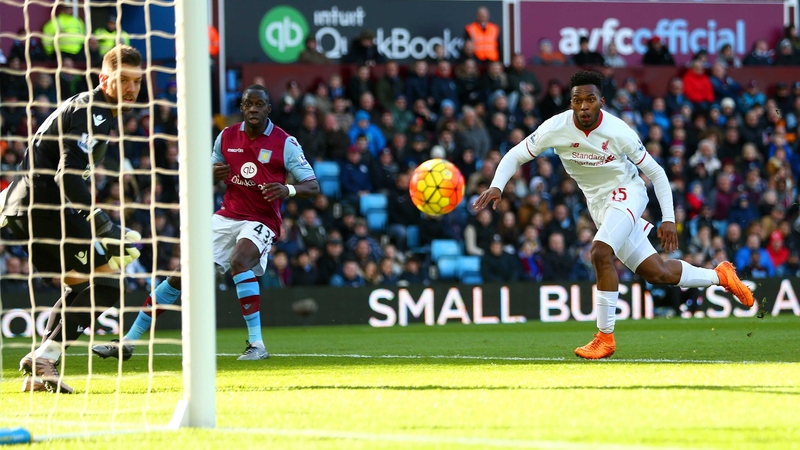 Daniel Sturridge heads in the opener on his first start under Jurgen Klopp