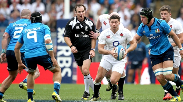 England's Ben Youngs makes a break