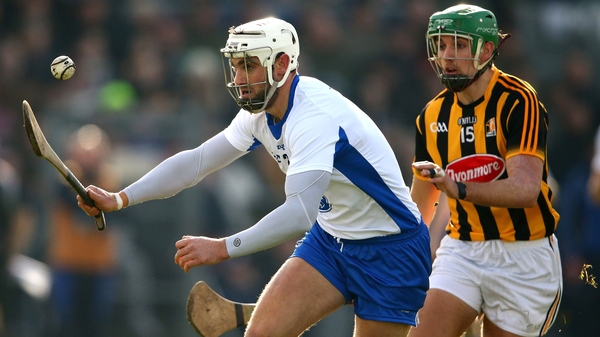 Shane Fives keeps his eye on the ball under pressure playing for Waterford against Kilkenny