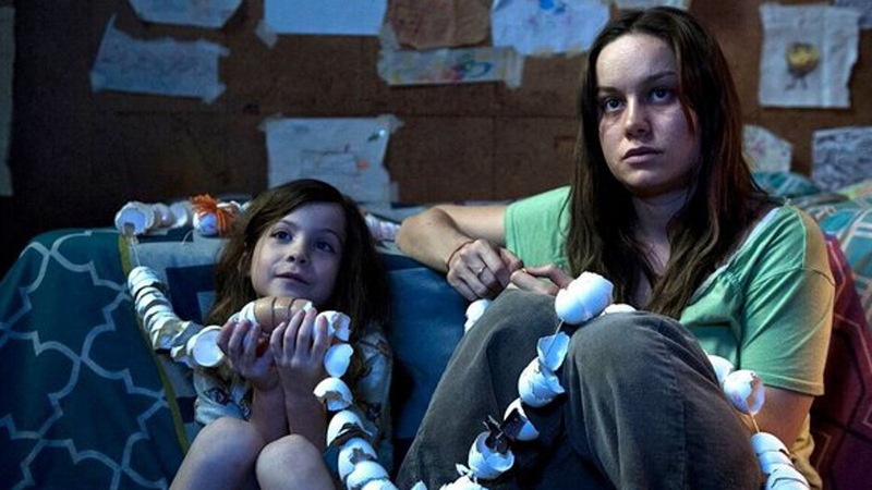 Jacob Tremblay and Brie Larson in Room