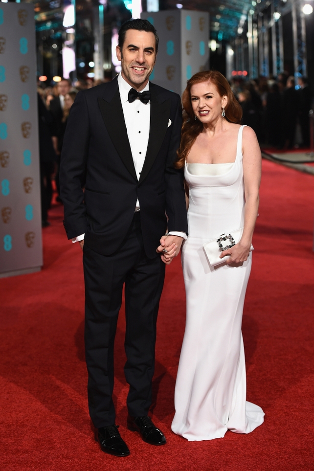 Sacha Baron Cohen and Isla Fisher