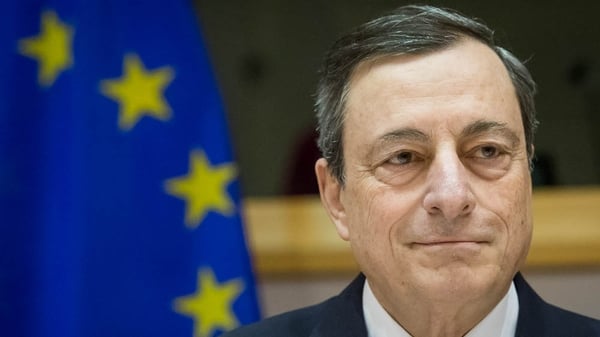 Mario Draghi was in Trinity College Dublin today