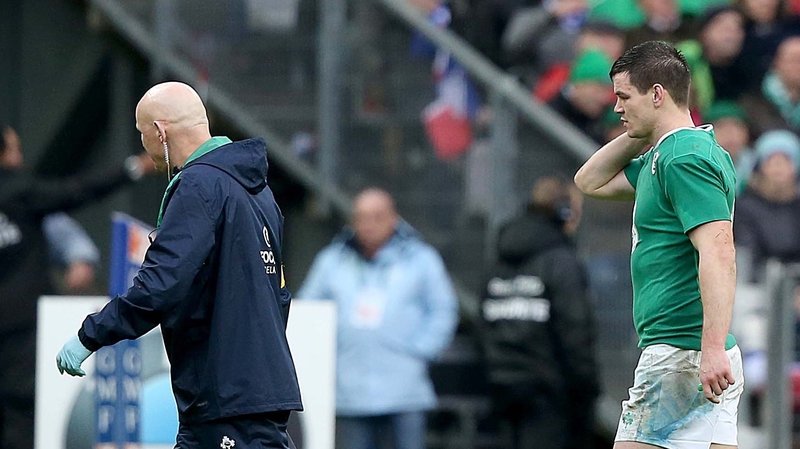 Schmidt on Johnny Sexton: 'It’s very much just a stiff neck and shoulder'