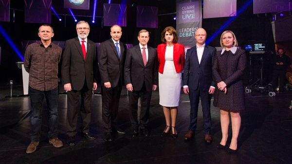 Seven leaders debated the issues on last night's programme