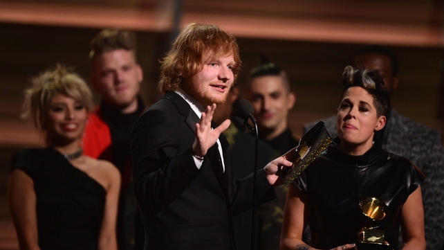 Ed Sheeran wins Song of the Year for Thinking Out Loud