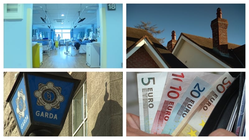 Health, housing, crime and tax positions were outlined by the leaders