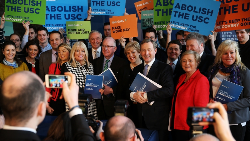 Fine Gael has been losing support since the campaign began