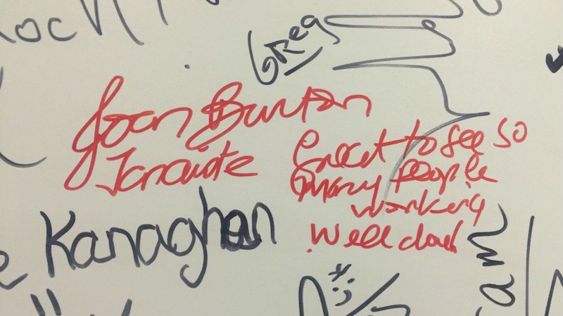 Joan Burton is not ready to sign off on her time in government