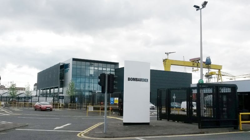 Bombardier's site in Belfast where hundreds of jobs will be lost