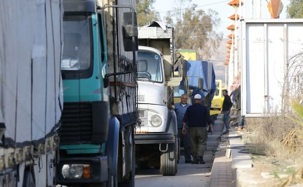 The convoy contains aid for 30,000 people