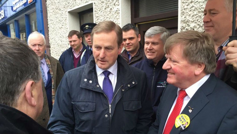 Enda Kenny said it was time for people to decide about the future direction of the country