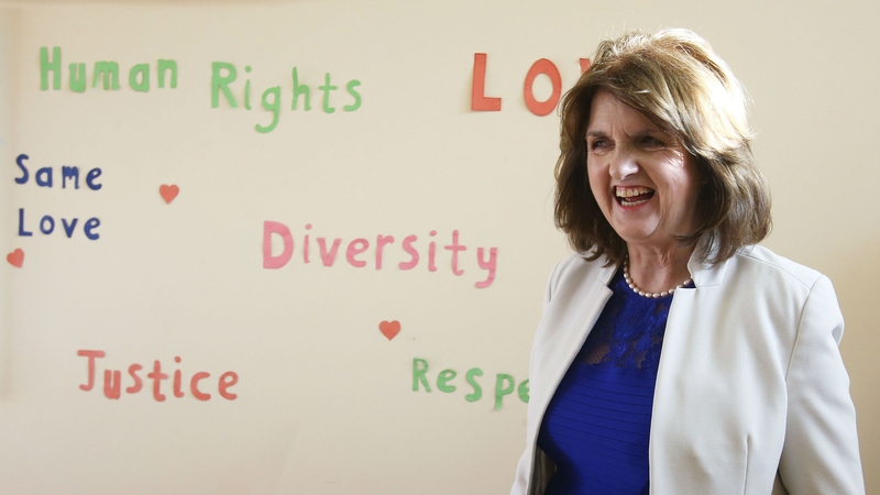 Joan Burton is good with kids, warm and natural