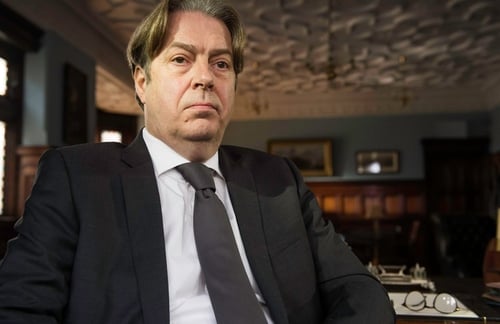 Roger Allam - Morse-like gloom and weighty hesitancy as The Truth Commissioner.