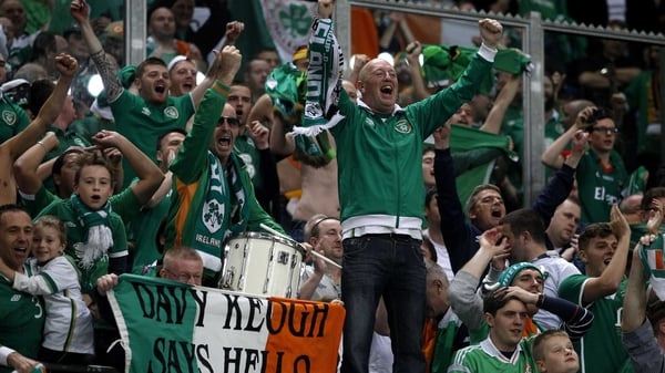 Thousands of Irish fans are expected to descend on France