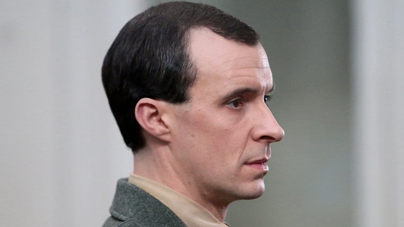 Tom Vaughan-Lawlor plays Padraig Pearse in Trial of the Century