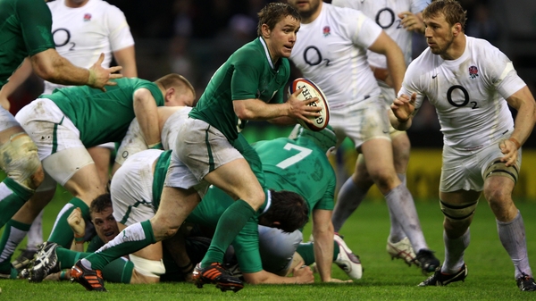 Eoin Reddan in action during Ireland's 30-9 loss in 2012