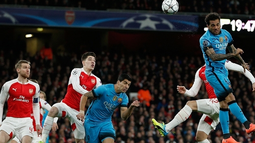 Dani Alves believes Barcelona received a favourable Champions League draw