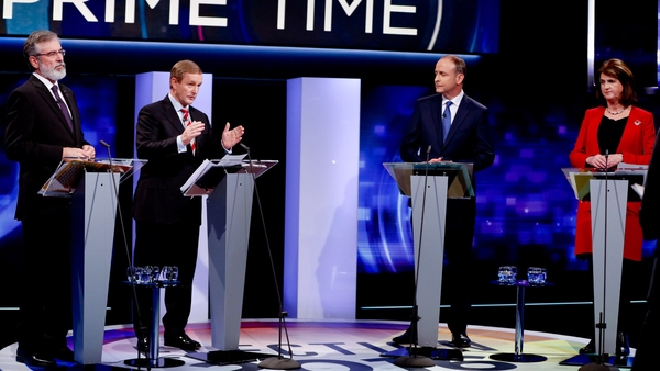 Gerry Adams, Enda Kenny, Micheál Martin and Joan Burton debated a range of issues