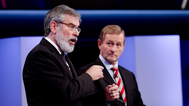 Gerry Adams was popular on Google while Enda Kenny was a hit on Facebook