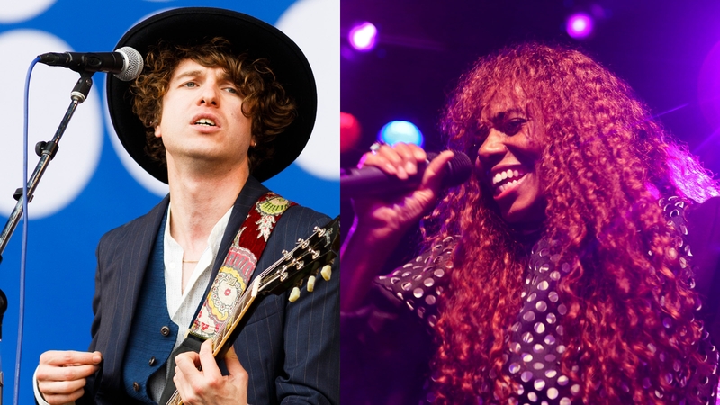 Kooks frontman Luke Pritchard and Santigold