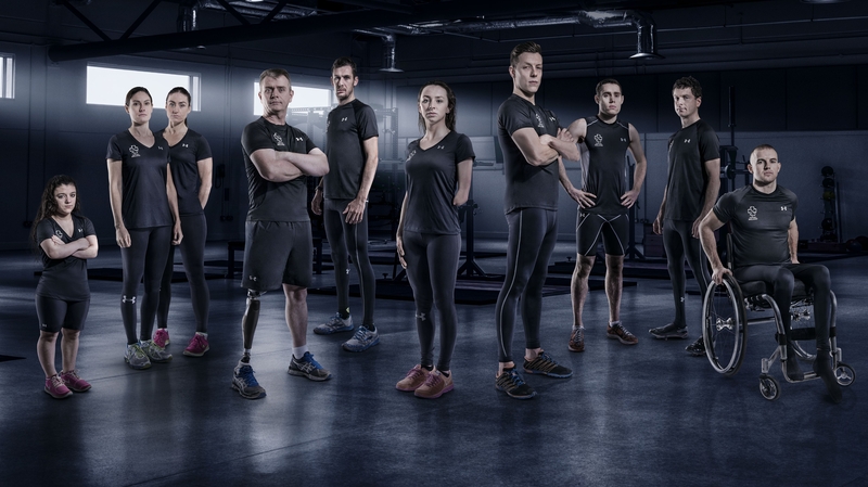 Some members of Paralympics Ireland's athlete panel for Rio 2016