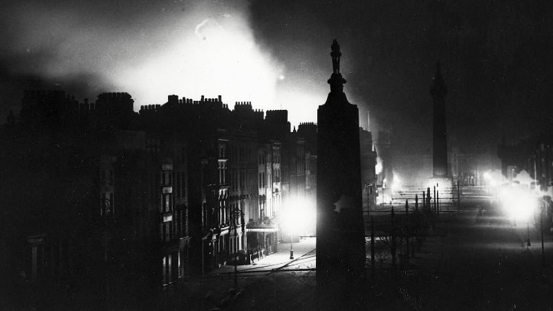 O'Connell Street in the aftermath of the Rising