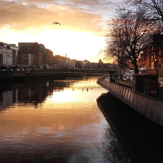 Dublin Central: The Liffey from the Ha'penny Bridge (Pic: Steven Baldesco)