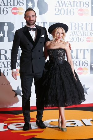 Joshua Sasse and Kylie Minogue