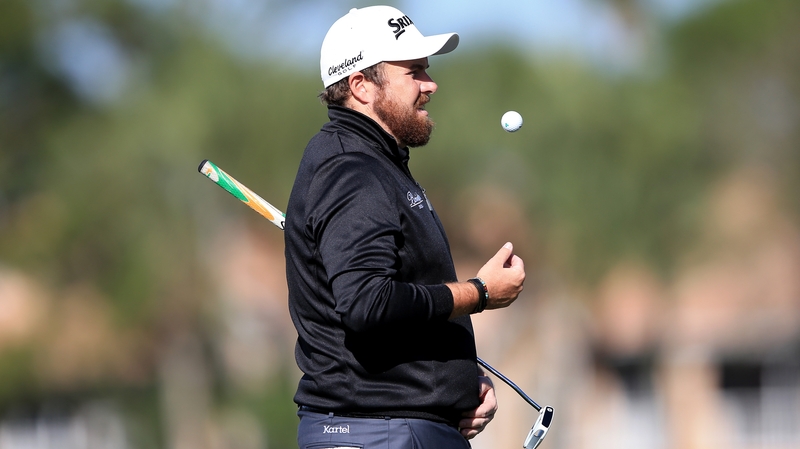 Shane Lowry hit a stunning eagle at the 18th