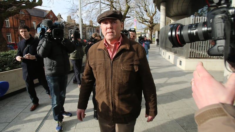 Thomas 'Slab' Murphy pictured as he arrived in court this morning