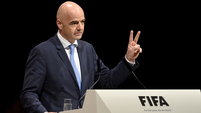 FIFA president Gianni Infantino