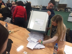 The emptying of the ballot box in Dublin West