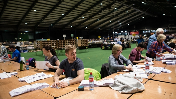 Counting Centre at the RDS, Dublin