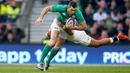 Rob Kearney felt 'tightness' in his leg after training at the Aviva Stadium on Saturday