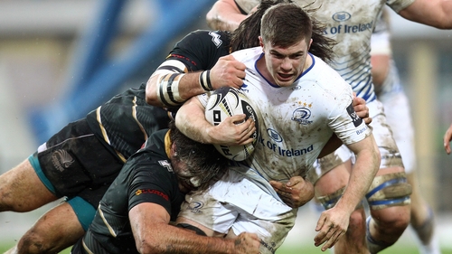 Luke McGrath grabbed one of Leinster's four tries in Italy