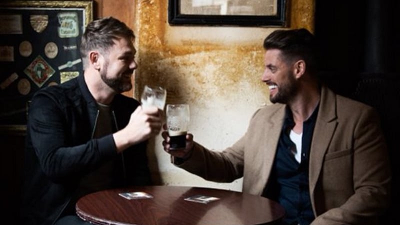 McFadden and Duffy - Insert last line from Casablanca here Photo: Keith Duffy, Twitter