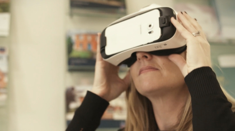 The technology will allow people to conduct a virtual walk-through the as yet unbuilt property