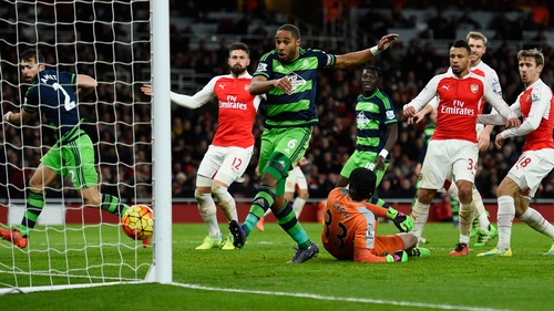 Ashley Williams scores the winner