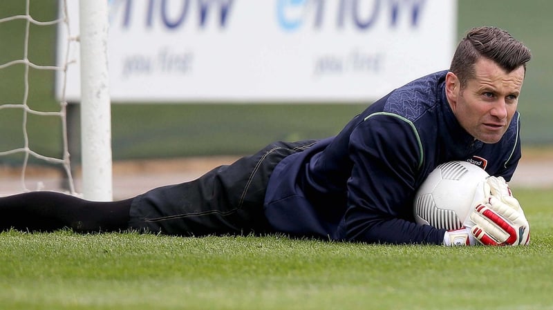 Shay Given has fallen behind Jakob Haugaard in the pecking order at Stoke