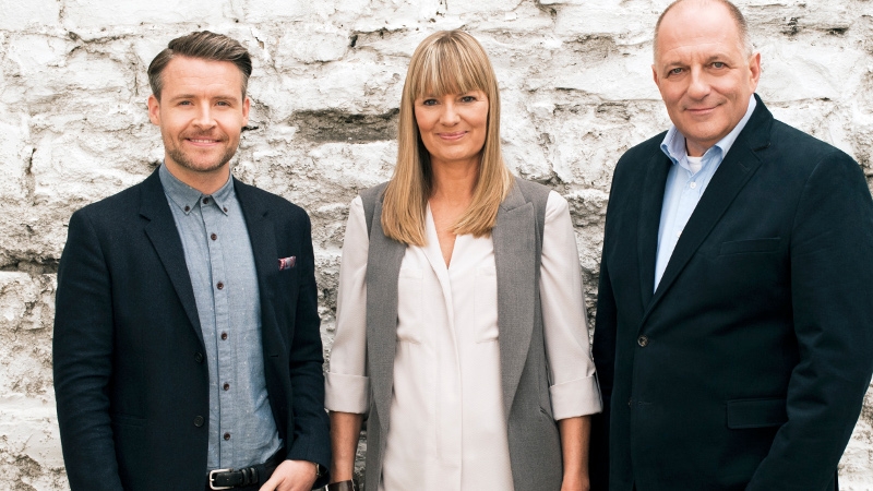 Home of the Year judges Declan O'Donnell, Deirdre Whelan and Hugh Wallace