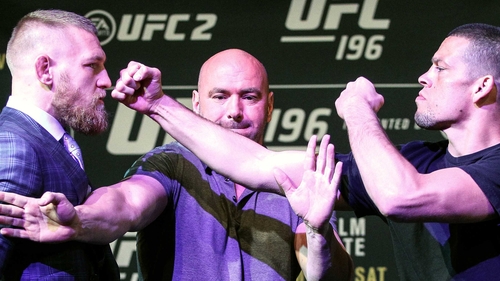 Conor McGregor and Nate Diaz were close to coming to blows