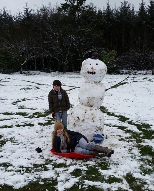 It's official - it's a snow day (Pic: Lisa Galvin)