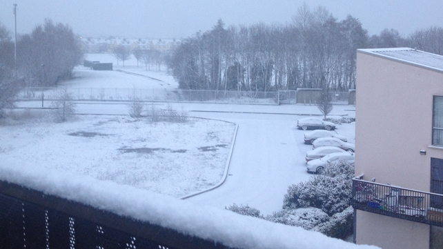 Olivia Kelly took this picture of the snow in Finglas