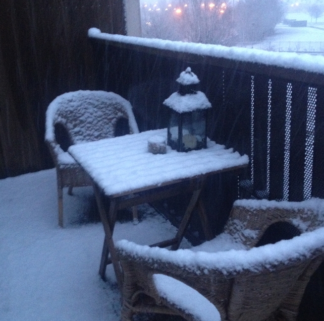 Dining al fresco? Perhaps not (Pic: Olivia Kelly)