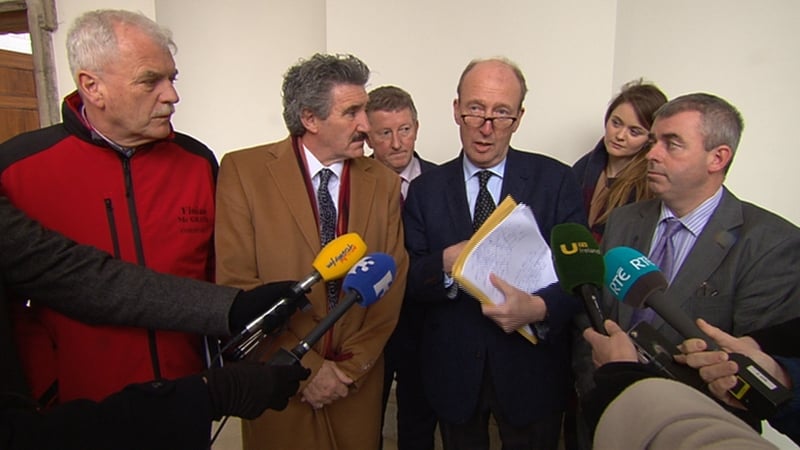 Finian McGrath, John Halligan, Shane Ross and Sean Canney met the Taoiseach this morning