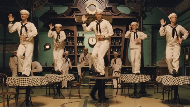 Channing Tatum and chums hoof it up gamely and campily