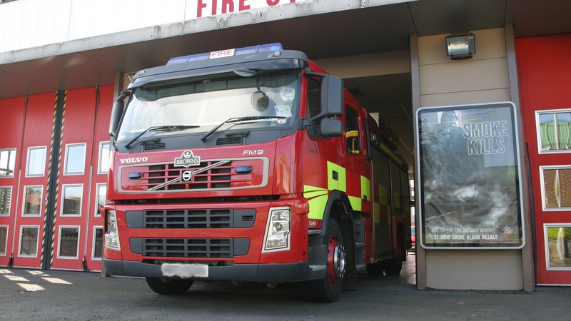Six fire engines and an aerial appliance were sent to the scene to fight the blaze (Stock image)