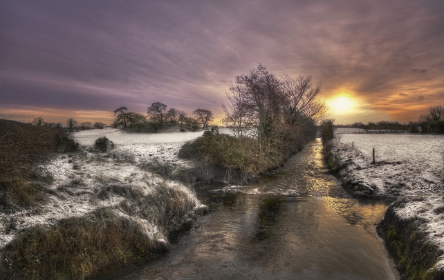 Sunrise over the Stoneyford River, Delvin, Co Westmeath (Pic: Willie Forde)